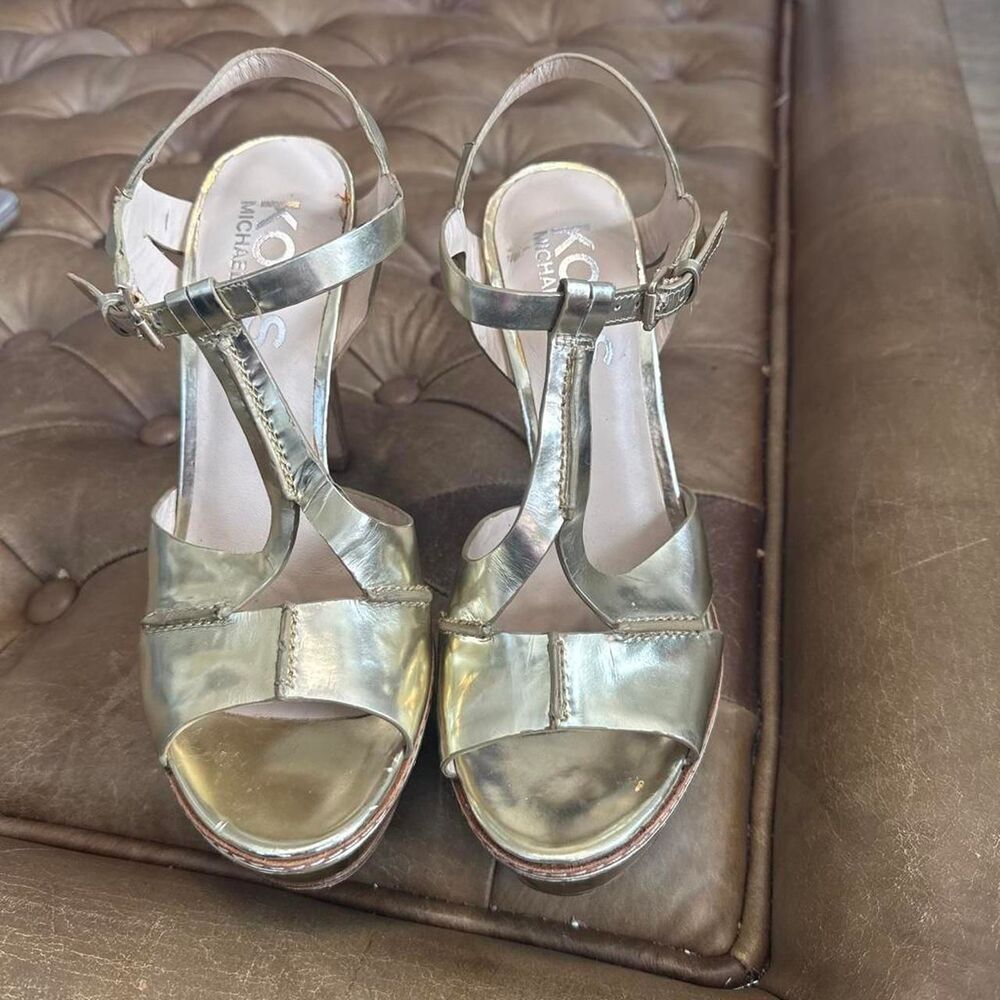 Michael-kors Women's Gold and Silver Courts